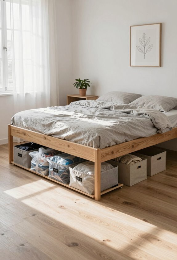 maximize under bed storage