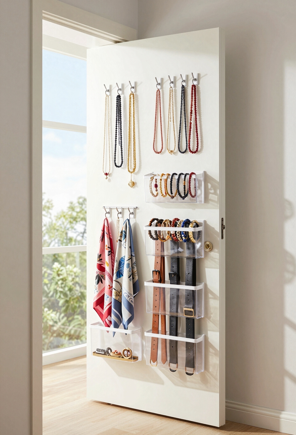 optimize closet door storage