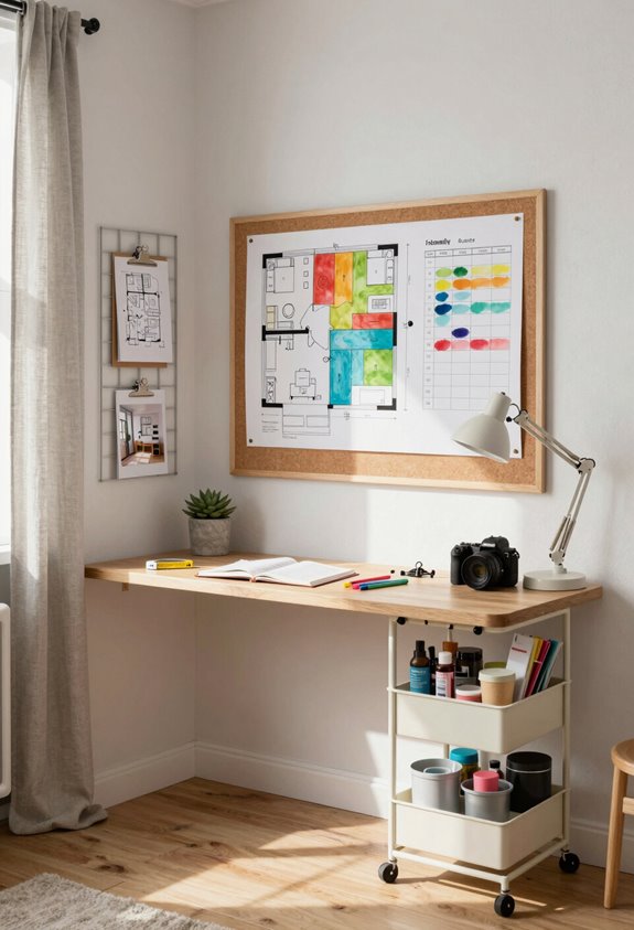 organize art space effectively