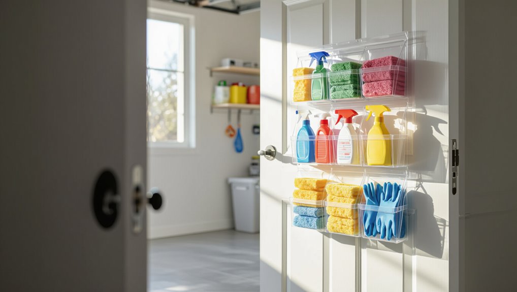 organize cleaning supplies efficiently