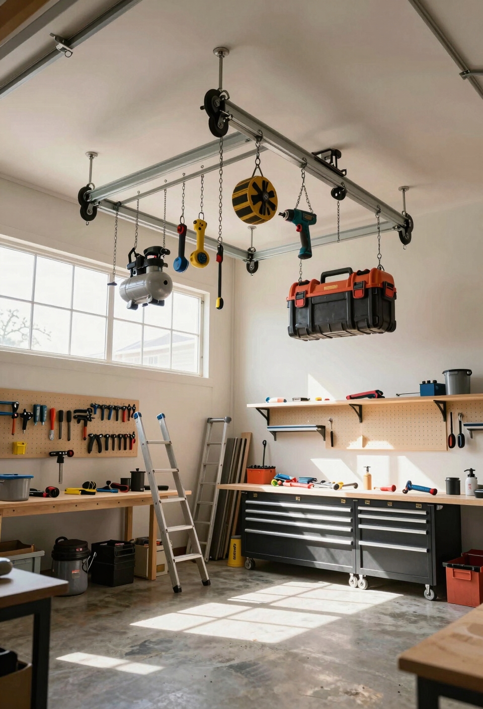 overhead hoists for infrequent equipment