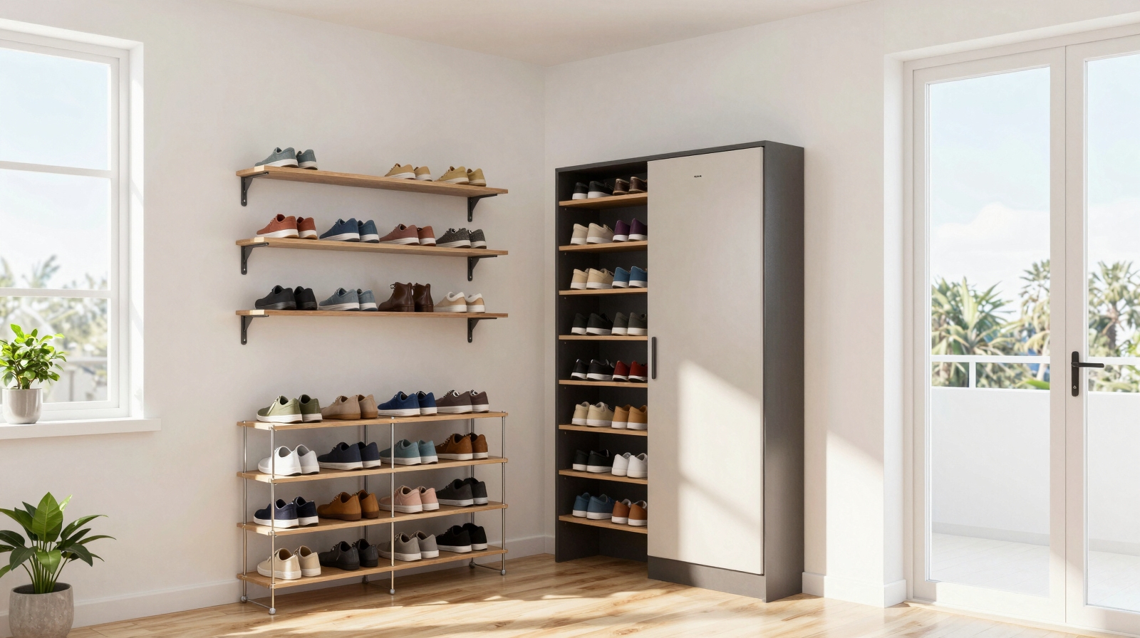 Savy Rack 23 Shoe Rack Ideas for Small Space Homes
