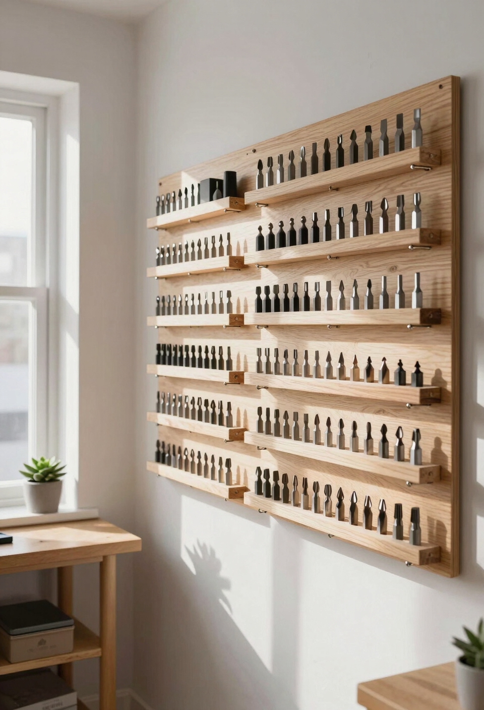 spring loaded chisel organizers