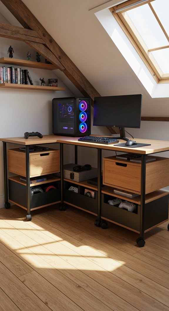 under desk storage solutions needed