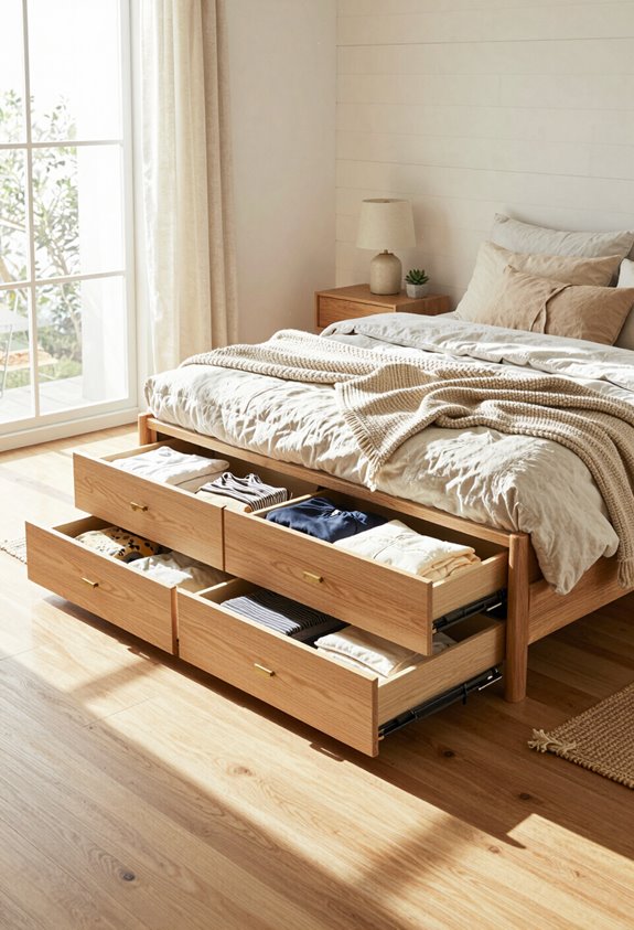 underbed storage for organization