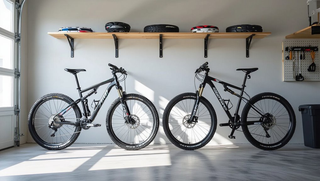 vertical bike storage solution