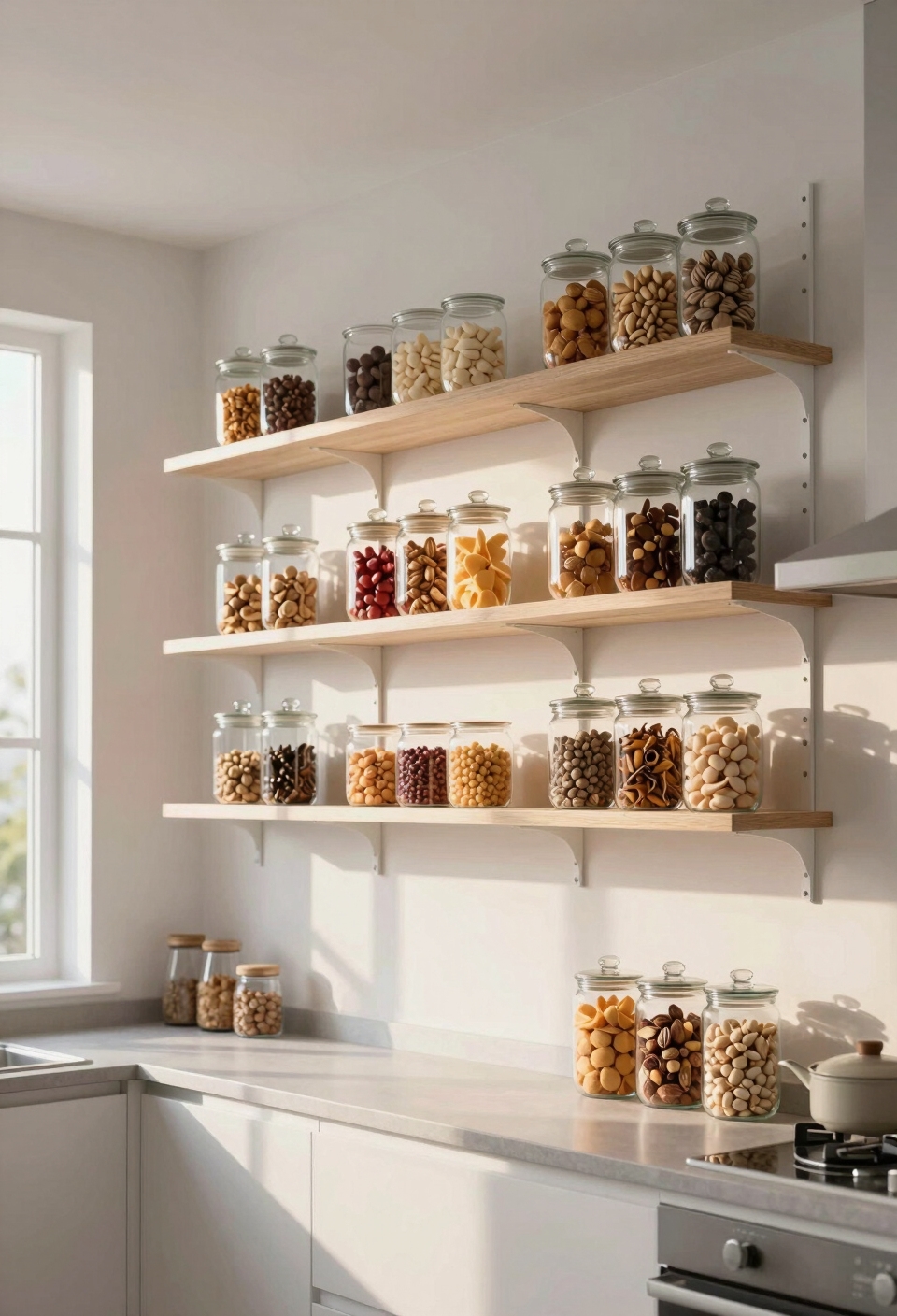 vertical snack storage solution