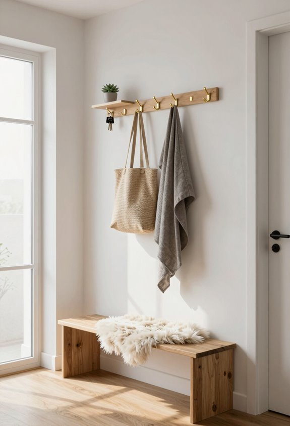 wall hooks for organization