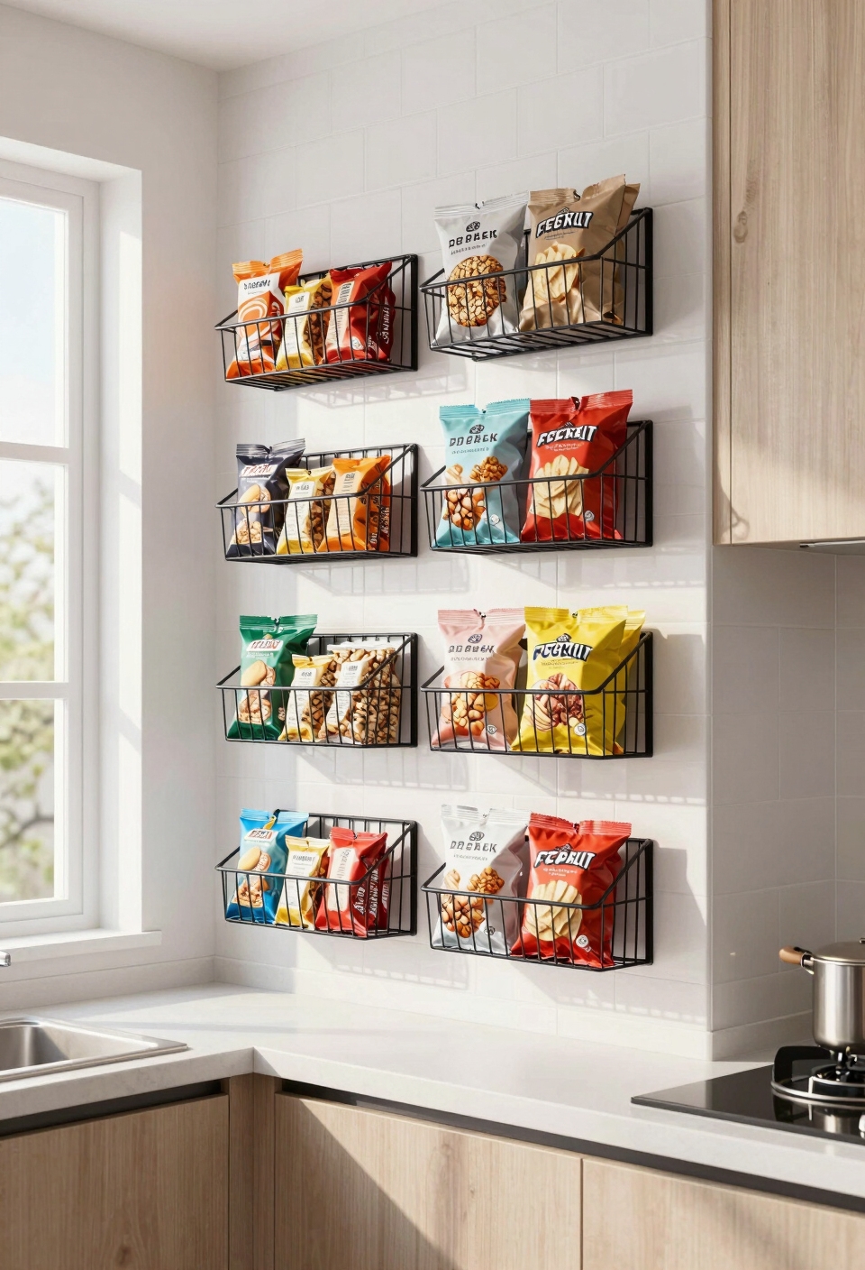 wall mounted snack storage