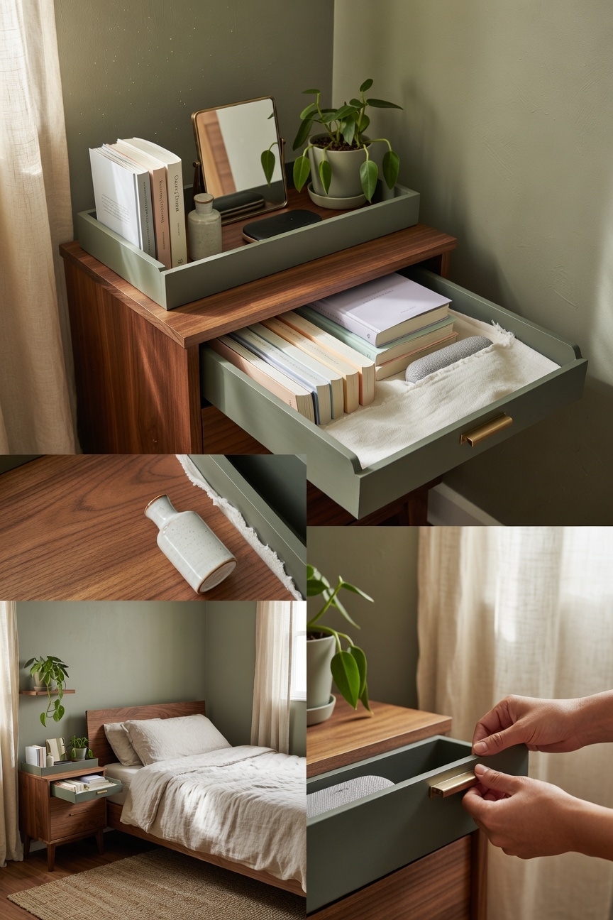 bedside organizer for gadgets