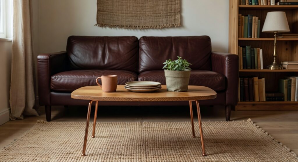curved coffee tables for compact spaces
