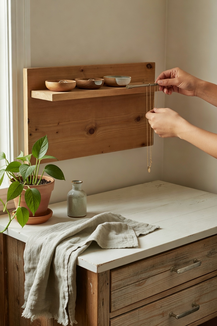 minimalist wall mounted organizer