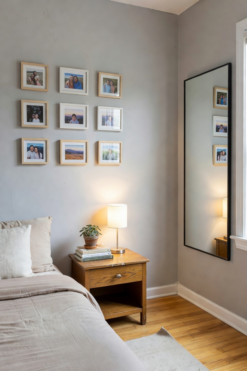 balanced small wall display