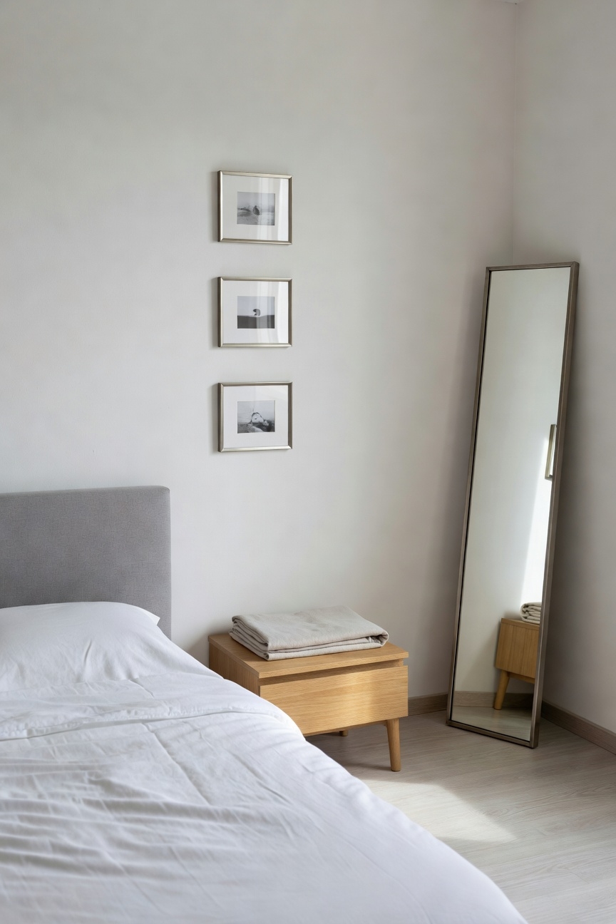 bright reflective wall frames