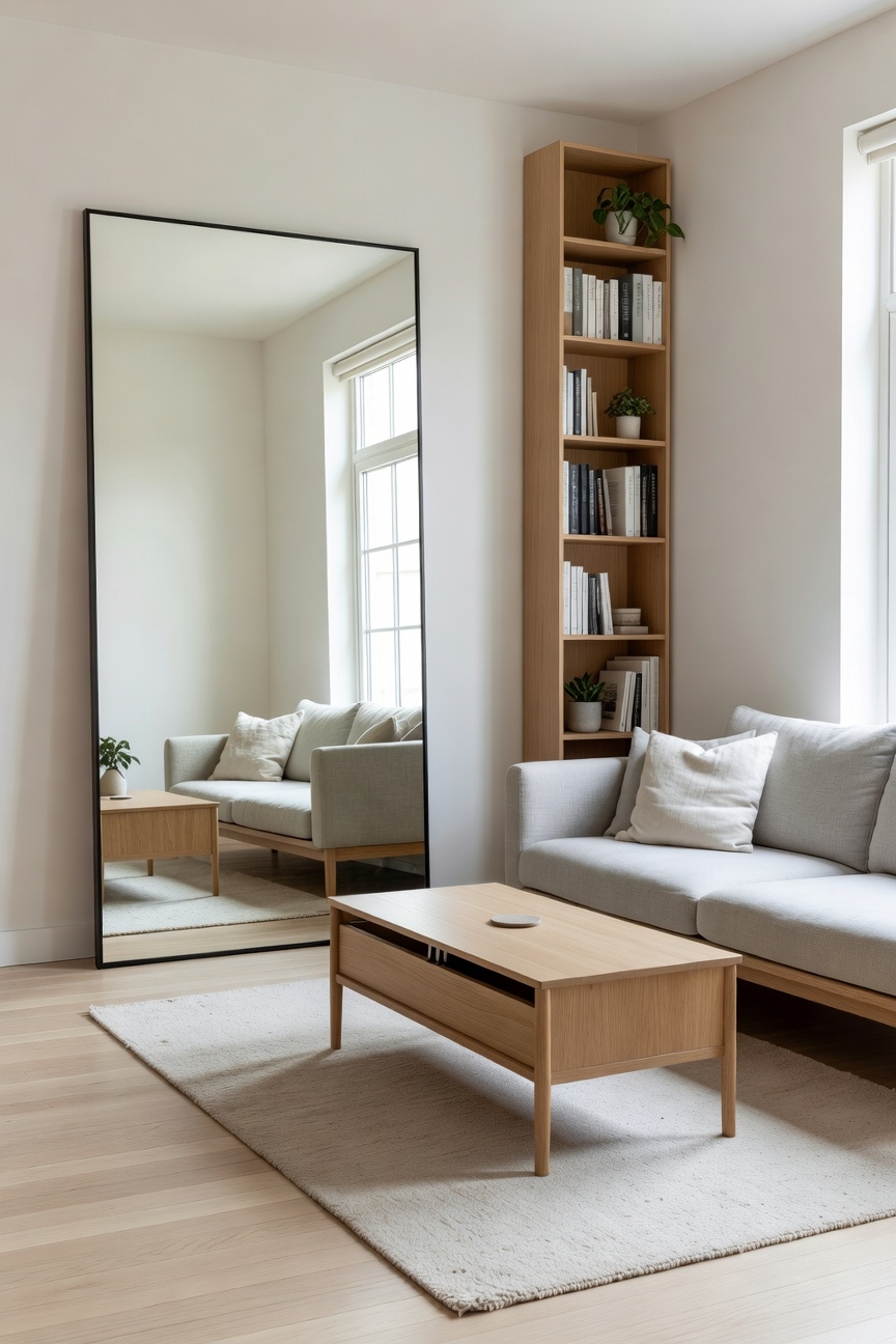 brighten room with lights