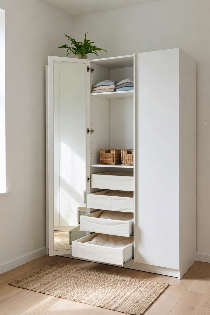 compact multi functional wardrobe