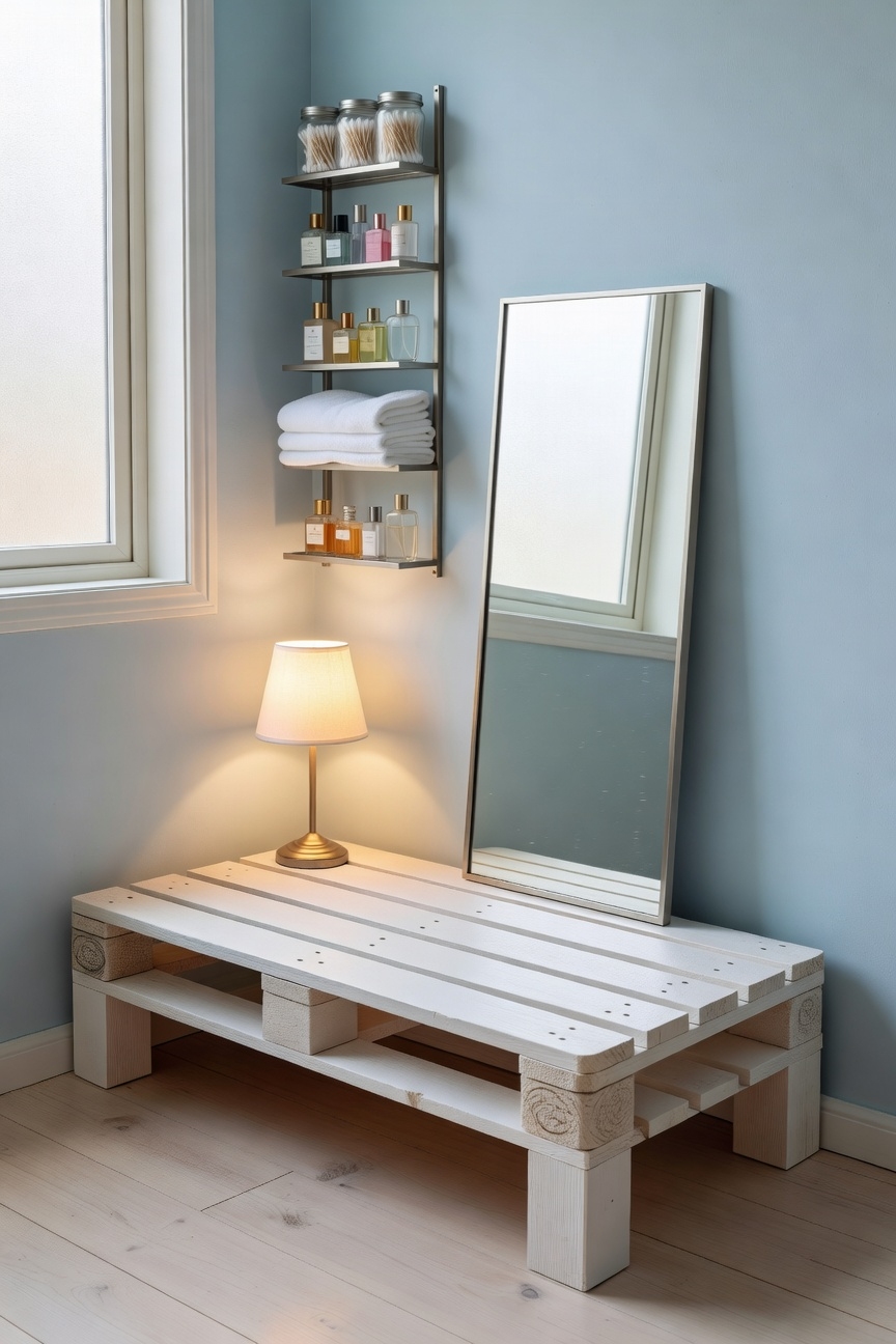 diy pallet dressing table