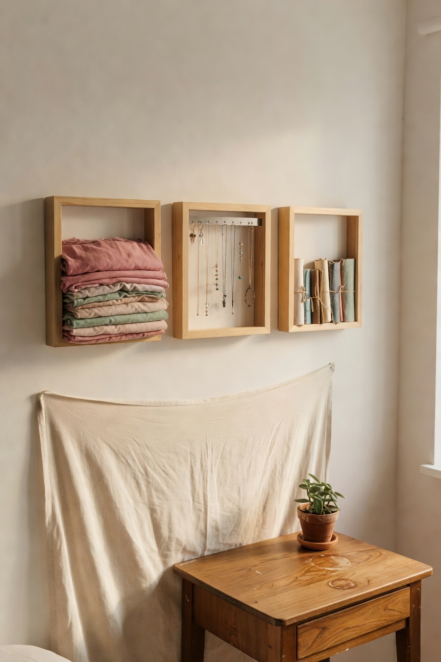 hidden wall storage compartments