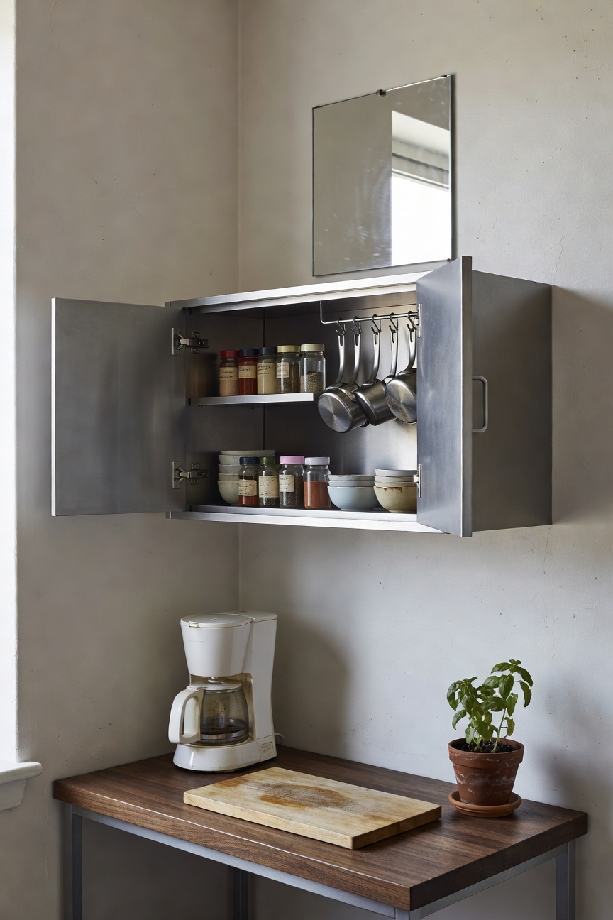 install sturdy wall cabinet