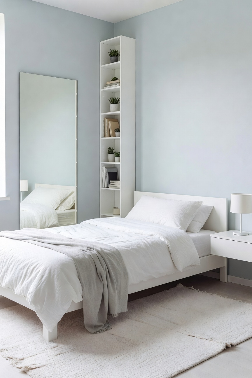 light colors make rooms appear larger