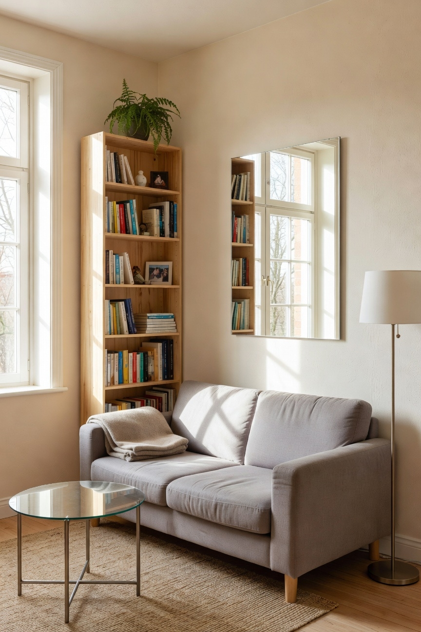 light walls make rooms feel bigger