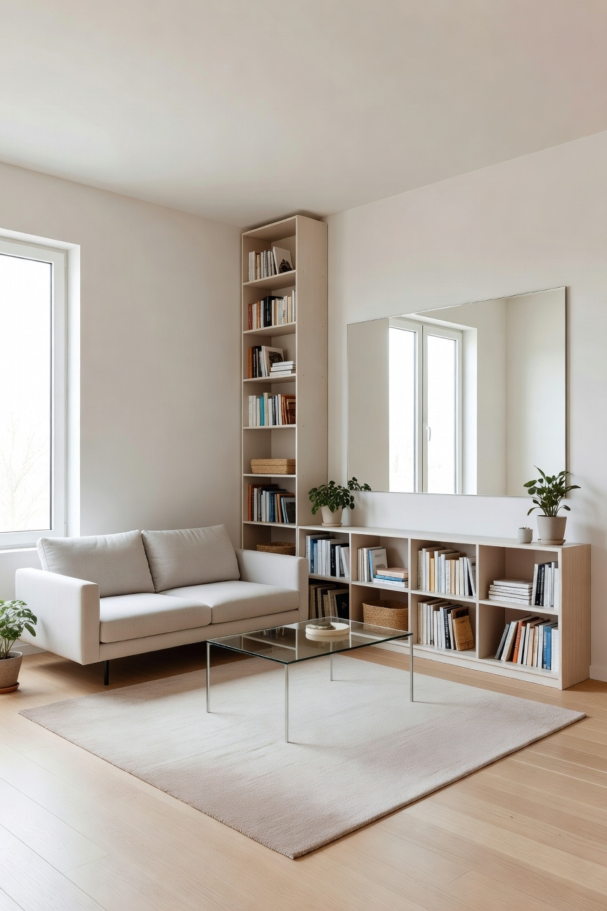 minimalist spacious light safe