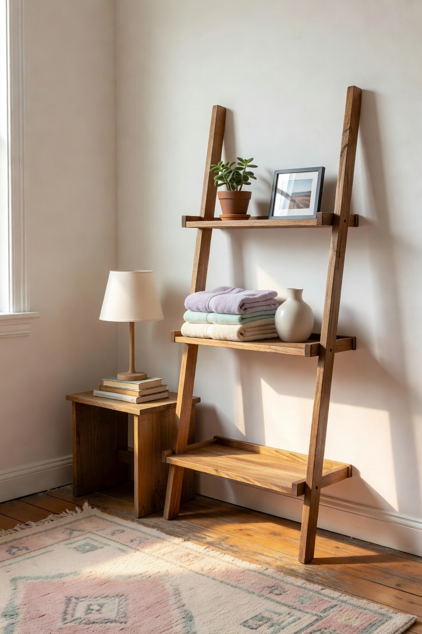 narrow wall display shelf