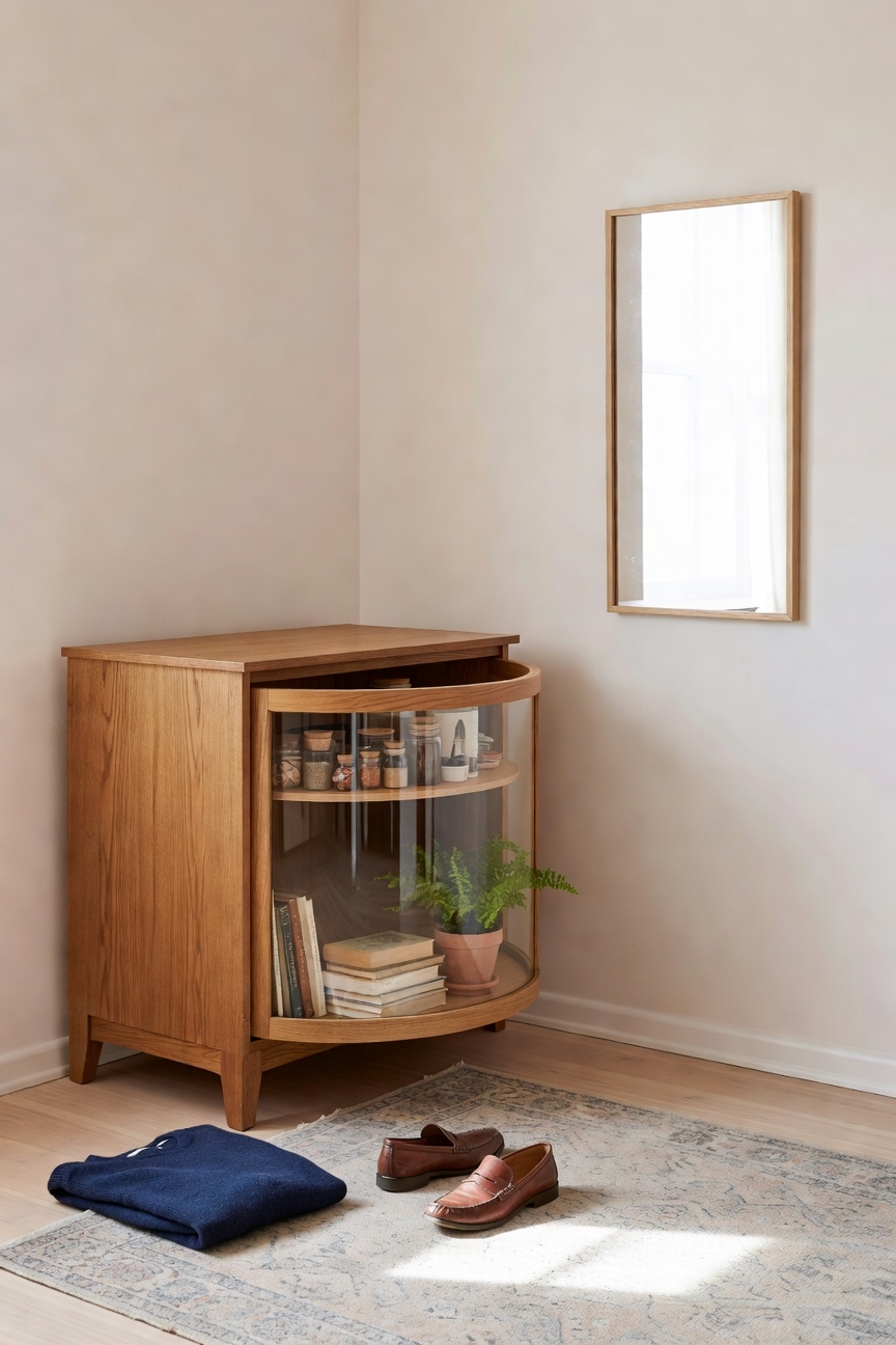 rotating corner cabinet shelves