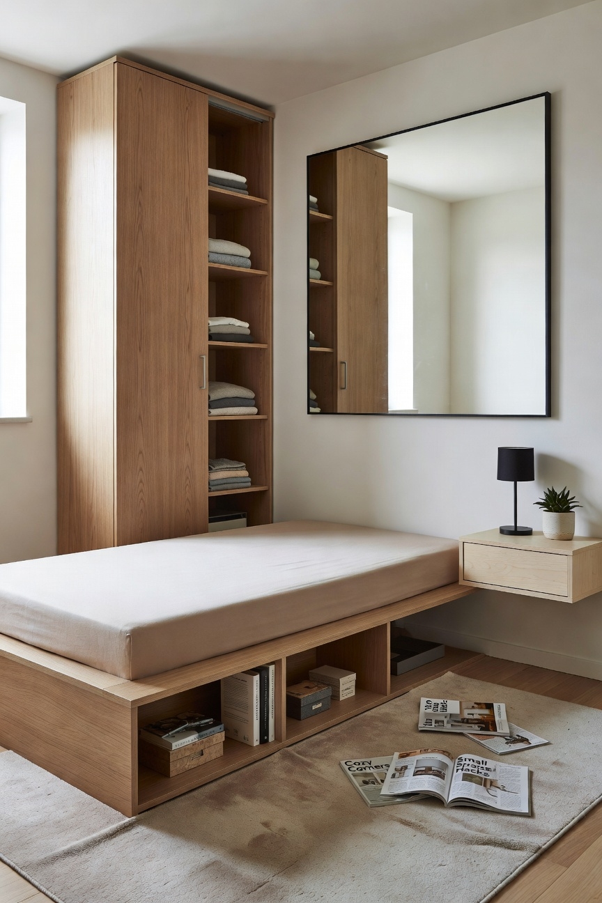 slim low profile bed