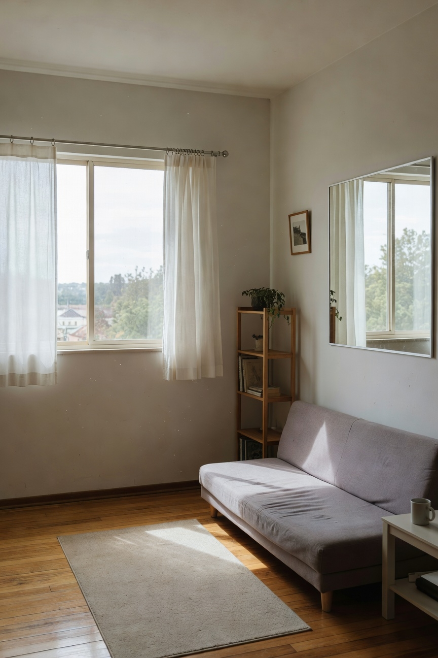 slim metal curtain rods