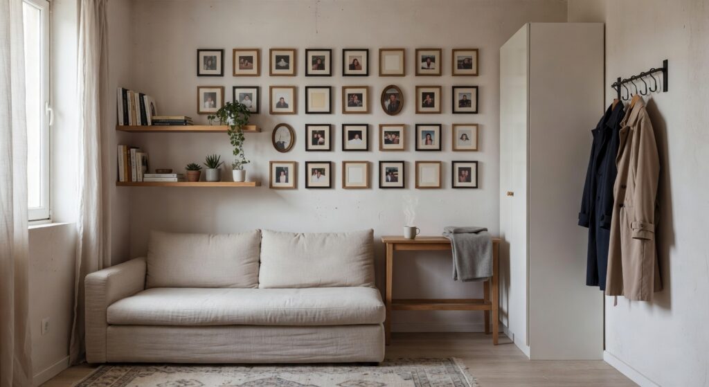 small space picture wall