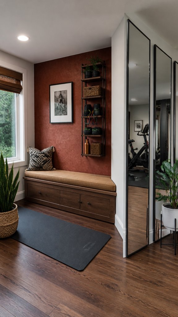 concealed storage keeps tidy