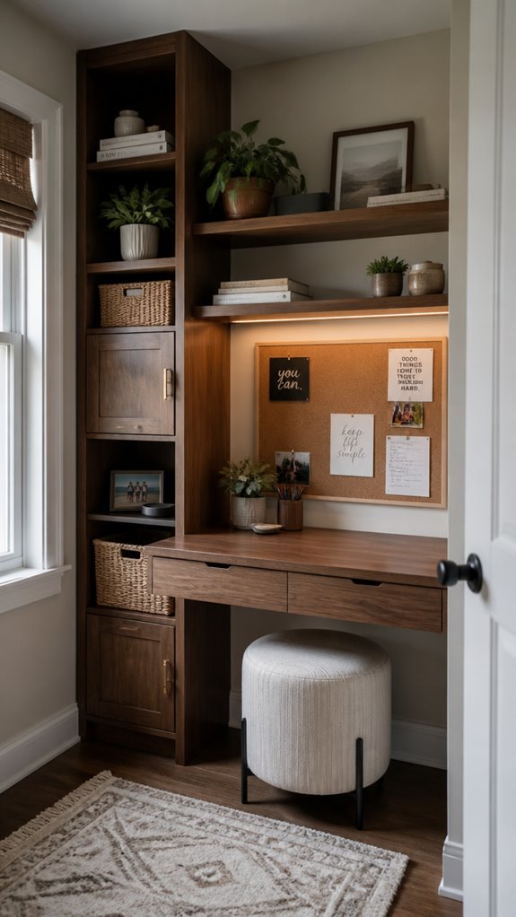 customized compact workspace design