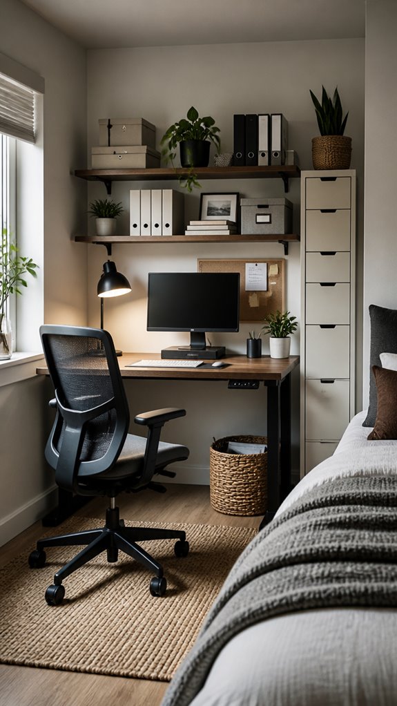 ergonomic desk chair setup