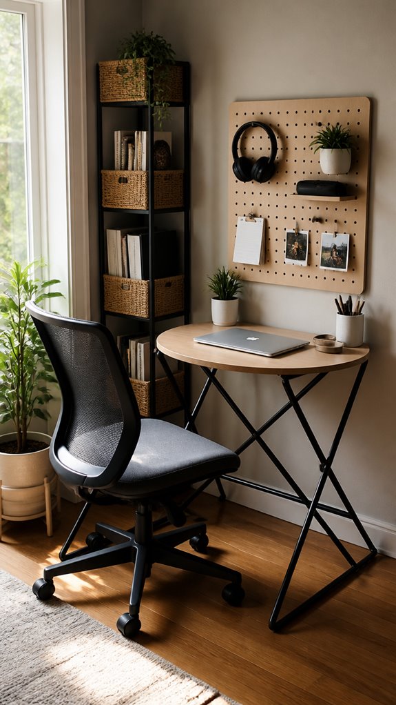 ergonomic space saving office chair