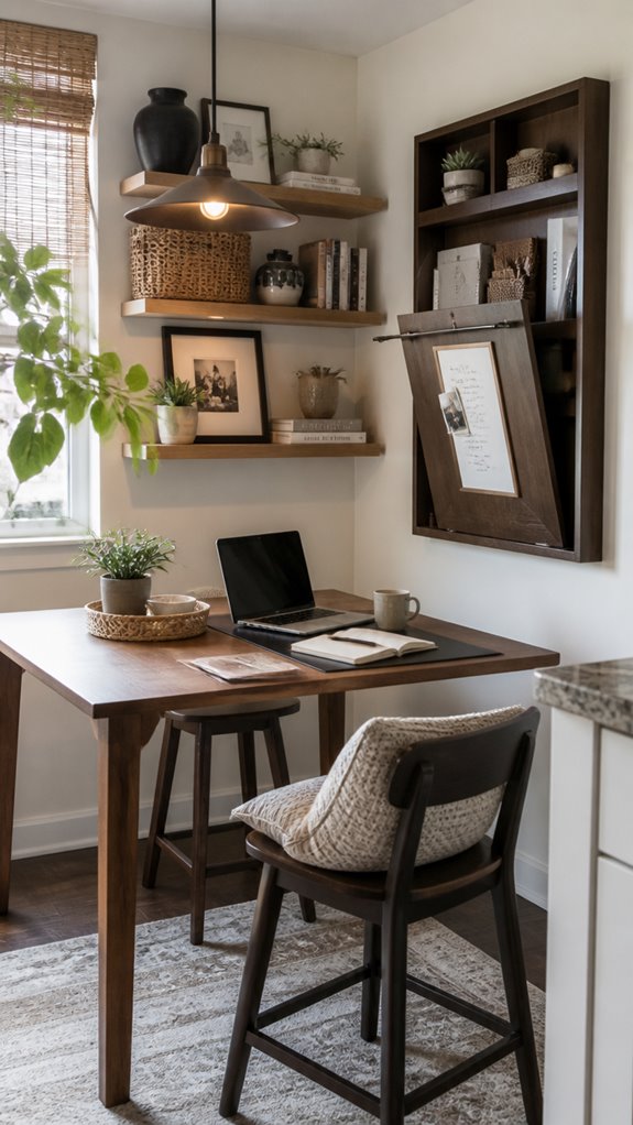 flexible space saving dining idea