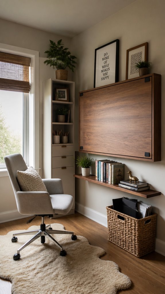 fold down desks multi functional furniture