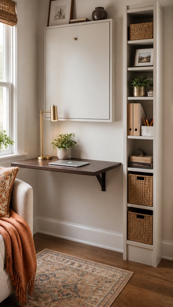 foldable desks maximize space