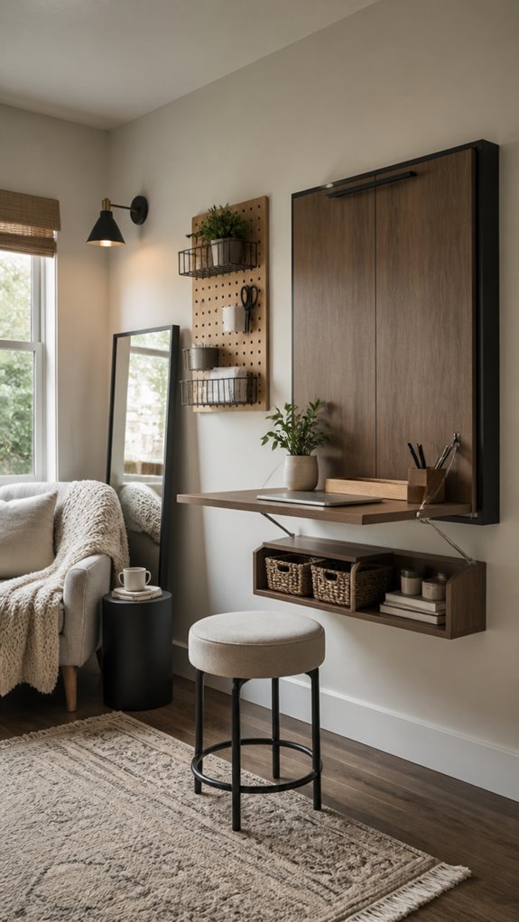 foldable desks maximize space