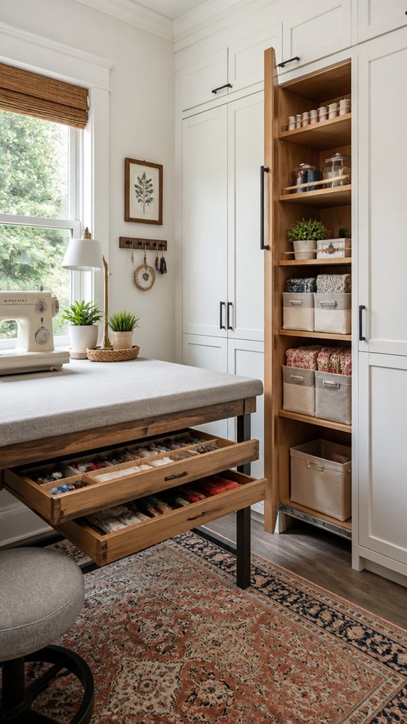 hidden storage for clutter