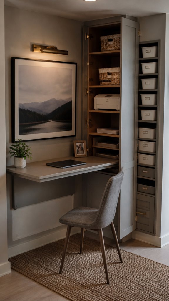 hidden storage keeps workspace tidy