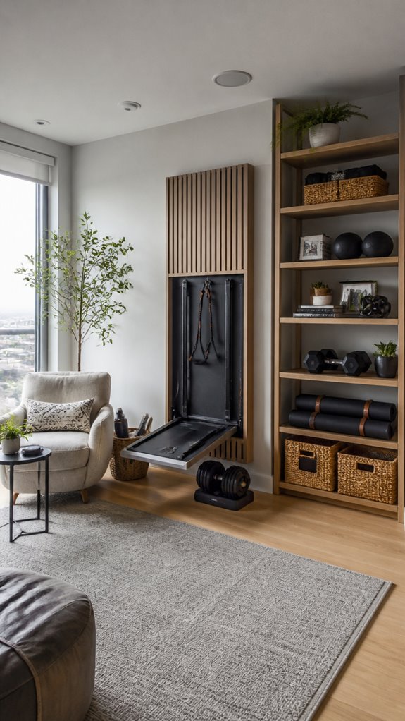 integrated stylish home gym