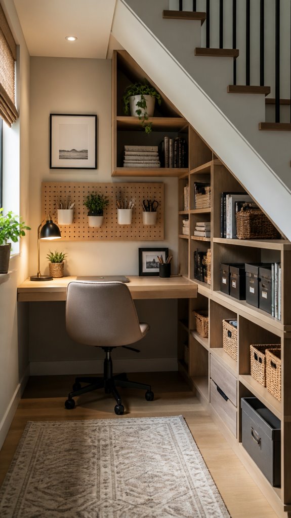 maximize hidden stair storage