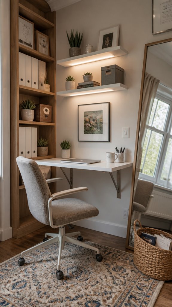 maximize small office corners