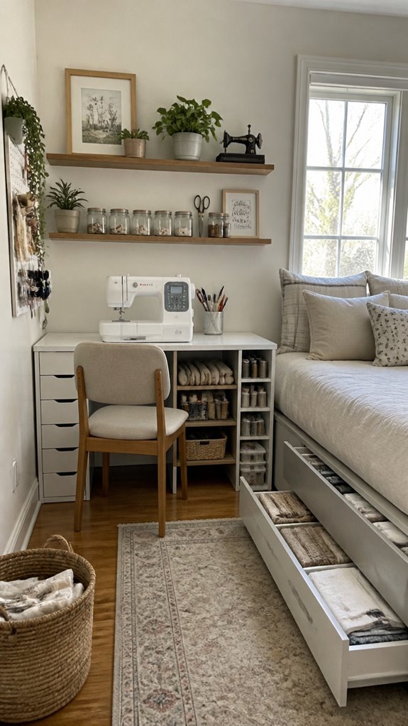 maximize space with hidden storage