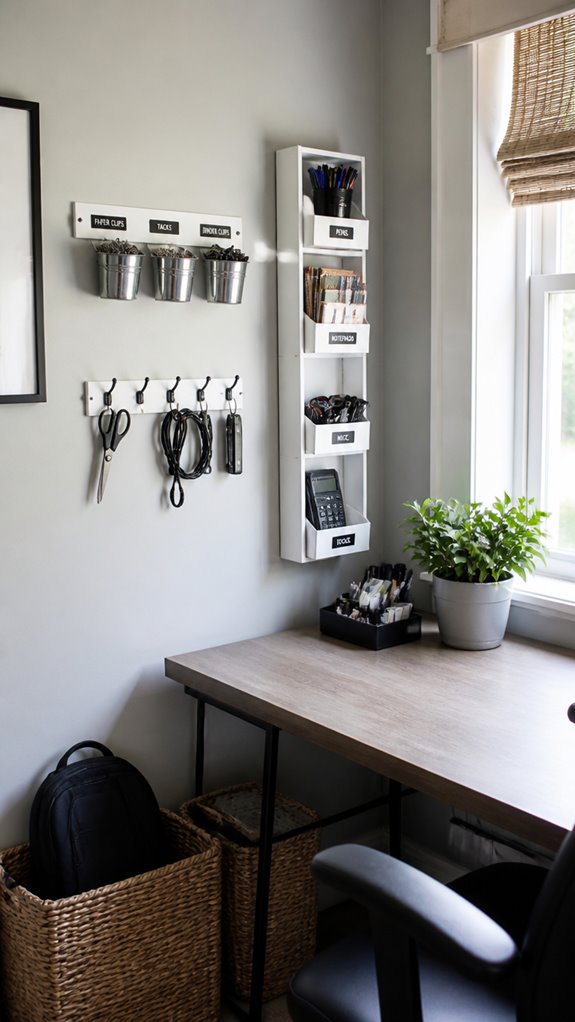 maximize space with organizational tools