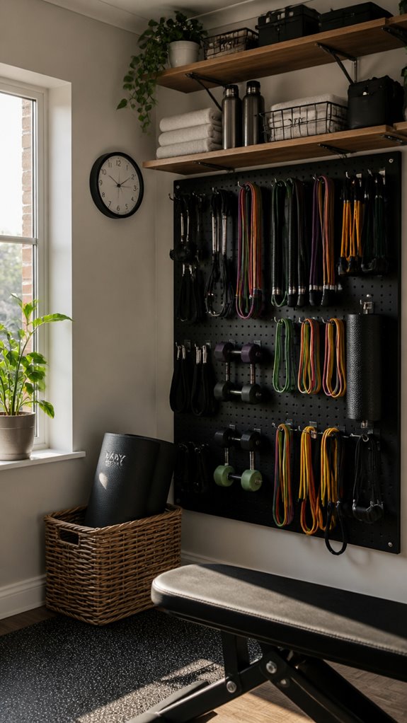 maximize space with organized accessories
