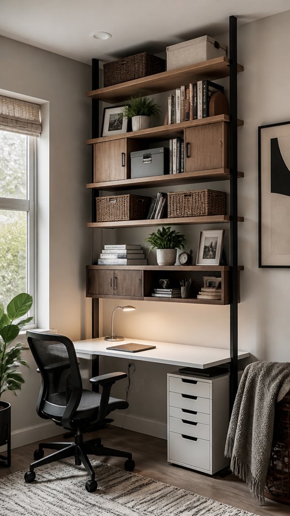 maximize vertical storage space