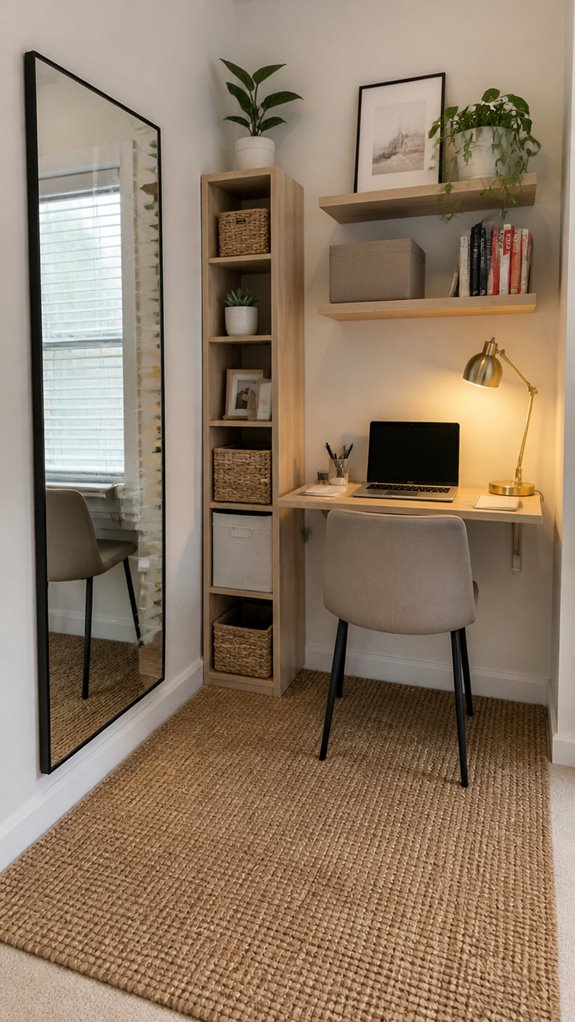 mirrors amplify small spaces