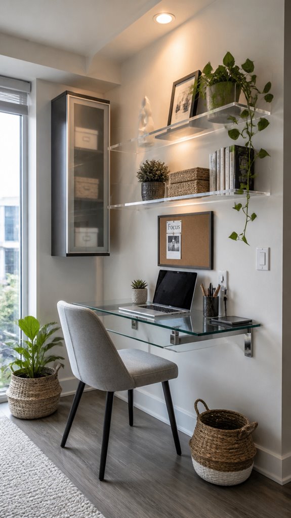 open clutter free workspace